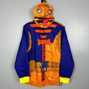 Fortnite Boys Hoodie Jacket with Full Zip Face Mask Beef Boss XXLarge